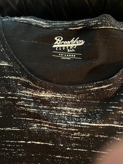 Brooklyn Cloth brand t shirt mens 4xl black white stripes mint designer