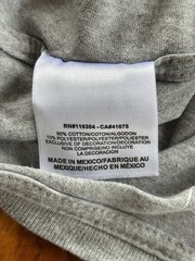 Converse Gray Tee Shirt Men’s XL, Black Bird with Sneakers