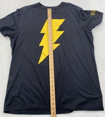 DC Comics Shazam Men’s T-shirt XL Black 100% Cotton