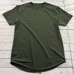 BYLT Lux Drop Cut Short Sleeve T Shirt Men’s Large Army Green