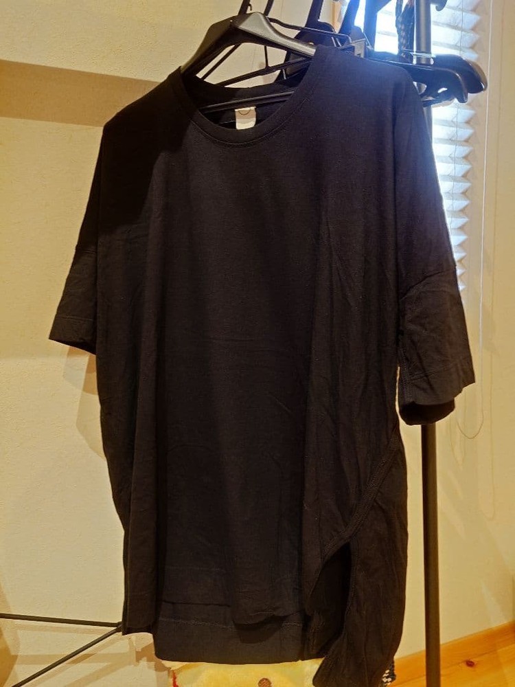 OPROJECT Oversized T-Shirt Black Free Size Relaxed Fit