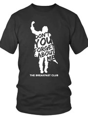 Ultra-Soft Cotton The Breakfast Club Men’s Black T-Shirt | Crew Neck Tee with U