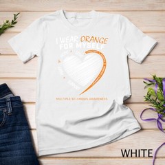 Orange Multiple Sclerosis Apparel Women Men MS Awareness Unisex T-shirt