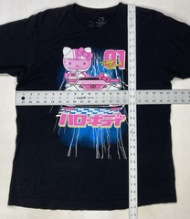 Hello Kitty Racing Car Tokyo Speed 01 Graphic T-shirt Men Large Black
