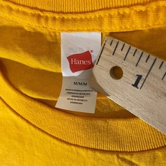 Hanes Shirt Mens M Fort Lee Virginia Run For The Fallen U S Army Yellow Charity