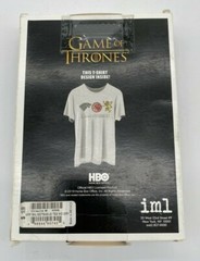 Game of Thrones T-Shirt – HBO Licensed NEW SEALED – Sizes XL, L, M T-shirt Black