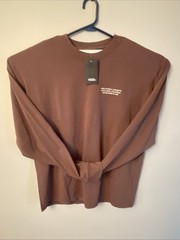 VANS Original Concepts Long Sleeve T-Shirt Brown/White Men’s Size XL NEW