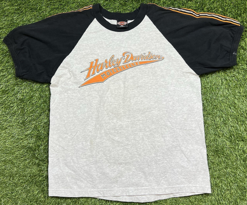 Harley Davidson Double Sided Two Tone T-Shirt Men’s XL USA Vintage 90s