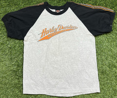 Harley Davidson Double Sided Two Tone T-Shirt Men’s XL USA Vintage 90s