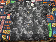KYLE BUSCH TOMMY BAHAMA BUTTON UP DRESS SHIRT X-LARGE #18 KBM NEW W/TAGS