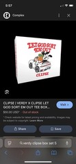 SEALED Verdy x Clipse “Let God Sort ’Em Out” CD + T-Shirt Box Set 5 – Size L