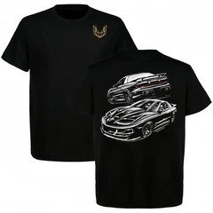 Firebird Trans Am Muscle Car 2-Sided T-Shirt 4th Gen Trans Am Graphic Tee