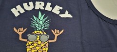 Hurley Men’s Favorite fruit Bros Jersey graphic tank-top Obsidian