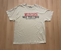 Snoop Dogg Death Row Records XL Beige T Shirt Murder Was The Case SS Tee