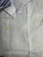 Shirt Men’s XL. Light Purple Dress Formal Shirt With Tie And Hankie.