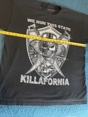 Weiv Gear Biker T-Shirt Pirate Biker Themed California For Life 3XL