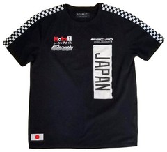 Eternity Motor Sport BC/AD Racing Mobil Japan Checkered Flag T-Shirt L