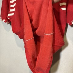 True Vintage 50s/60s Cotton Motorcycle flock Sportex Red / Striped Lido Rare Tee