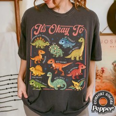 Comfort T-Shirt Dinosaur Autism Awareness