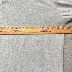 Public Rec Shirt Mens XL Gray Henley On The Go Short Sleeve Minimal Activewear