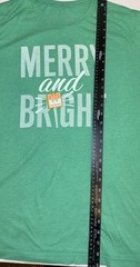 Merry &Bright Whataburger Shirt Christmas Holiday Next Level Adult XL Or XXL
