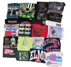 23 T Shirt Bundle Lot Vintage Y2k 80’s 90s 00s Sports Band Film Various Sizes