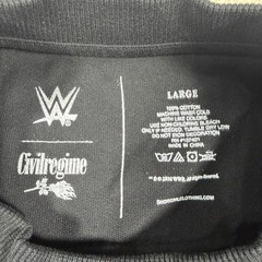Civil Regime x WWE Stone Cold Steve Austin F**k Fear Oversized Tee Black Large