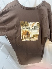 Coastal Classics Da Surf Shack Maui Hawaii Brown Graphic T-shirt Size Adult XL