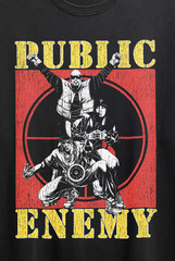 Public Enemy Promo Aged T-Shirt Black XL