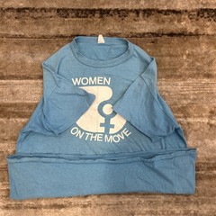 Vintage 1977 Women On The Move National Conventional T Shirt Feminist