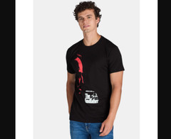 Men’s The Godfather Graphic T-Shirt Short Sleeve Crew Neck MEDIUM Black NEW