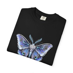 Chrome Lunar Moth Signal Graphic T-Shirt