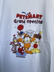 Vintage 90s Garfield Pet Smart Grand Opening Men’s T-Shirt Large Dogs Cats Rare