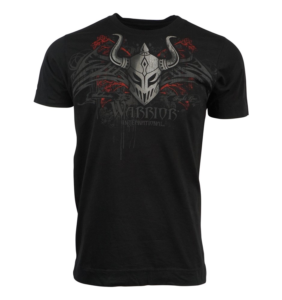 WARRIOR INTERNATIONAL MMA MEN BLACK T SHIRT