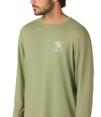 New Hang Ten Men’s Long Sleeve Sun Tee Shirt UPF 50+ Quick Dry Stretch NWT