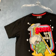 Frost Originals Gone Off Da Zaza T Shirt Men Large Black Crew Neck Graphic Print