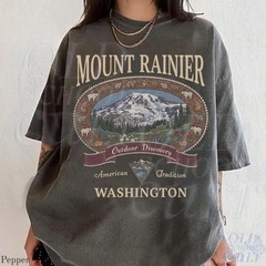 Vintage Mount Rainier Washington Graphic Comfort Tee