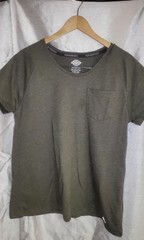 Dickies Performance T-Shirt Womens Sz XL Olive Green Cooling Temp IQ Pocket NWT