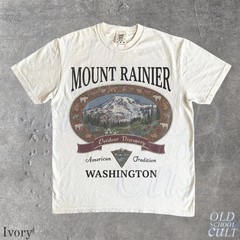 Vintage Mount Rainier Washington Graphic Comfort Tee