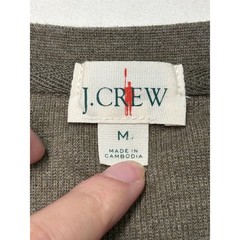 Vintage Oarsman J. Crew Mens Long Sleeve Henley Shirt Brown Cotton Ribbed M
