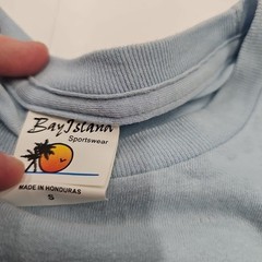 Katy Perry Bay Island Sportswear 100% Cotton Men’s T-Shirt Small Fair Condition