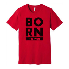 Born To Win Christian Graphic Tee For Men And Women Unisex Crewneck Shirt Casual