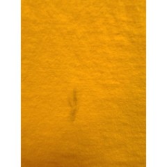 Vintage Style Yellow Short Sleeve T-Shirt Crew Neck V-Stitch Detail XL