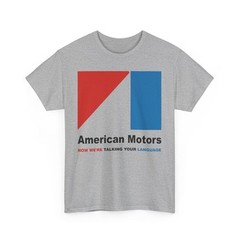 Retro American Motors RedBlue Logo Collectible Car T-shirt