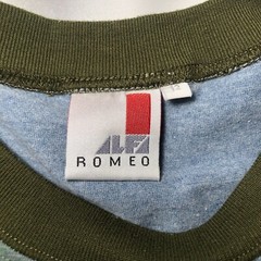 Vintage Alpha Romeo Short Sleeve Pattern Tshirt Size 12 US XSmall