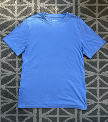 Goodfellow & Co Men’s Blue Solid Crew Neck Short Sleeve T-Shirt Size S