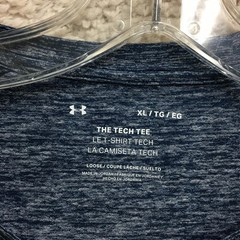 NEW Under Armour Shirt Extra Large Adult Blue The Tech Tee Crewneck Gym Mens XL