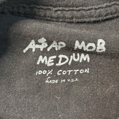 A$AP Mob Too Cozy Tour T-Shirt 2-Sided Concert Cartoon ASAP Size M Rocky Rap
