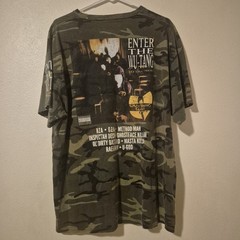 Rare Wu-Tang Mitchell & Ness 36 Chambers Camo T Shirt Men’s Sz XL