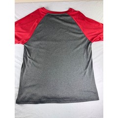 Ole Miss Rebels Performance Raglan Shirt Mens XL Grey Red Excellent NCAA Tee
